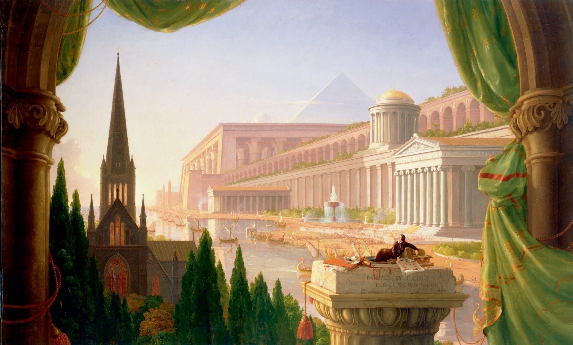 Thomas Cole, Der Traum des Architekten, 1840