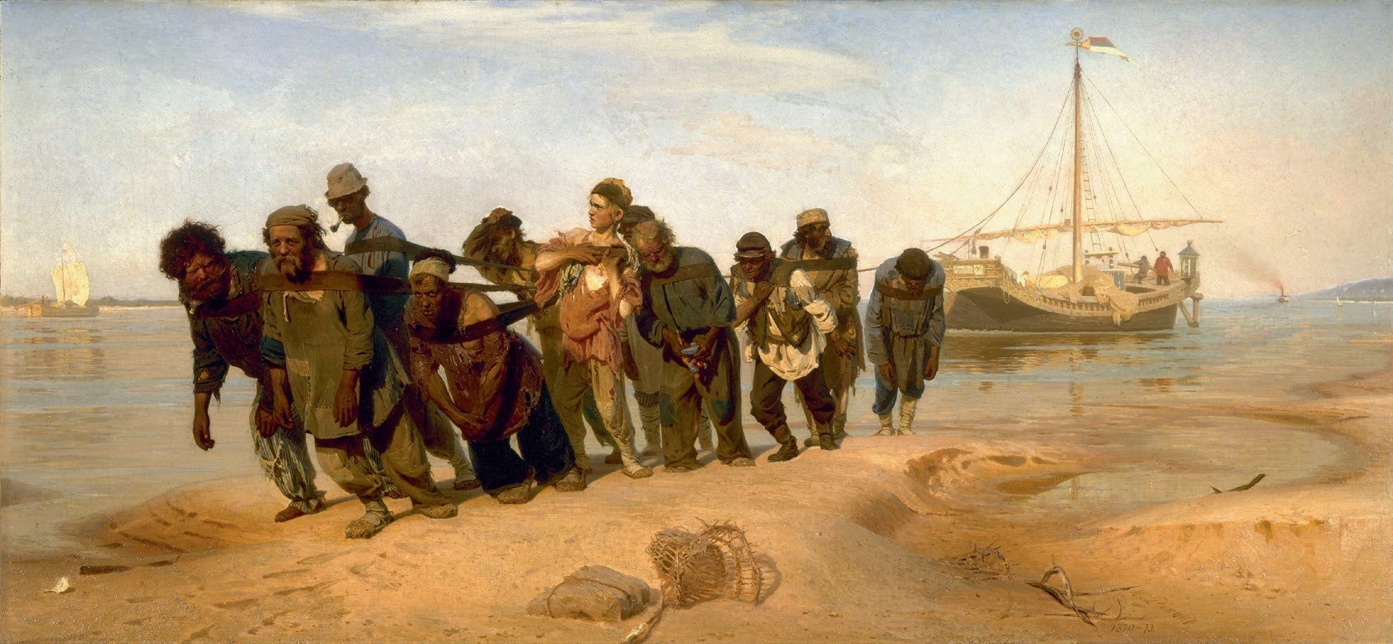 Ilia Efimovich Repin, Burlaks on the Volga, 1872–1873