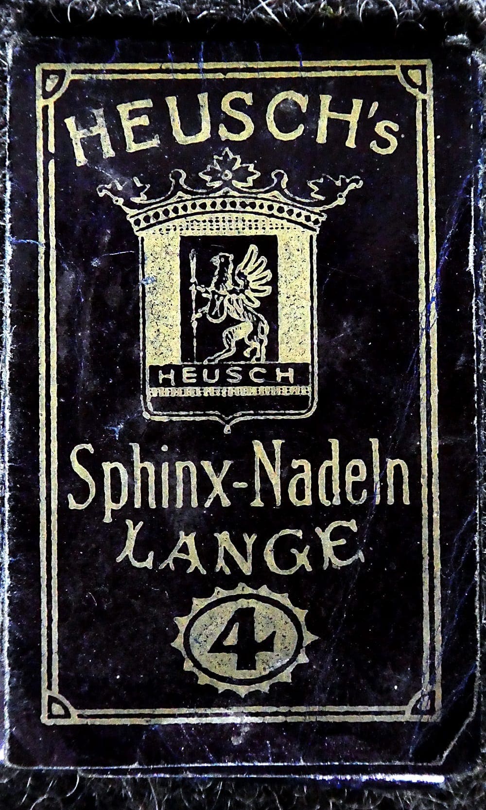 Nadelbrief Sphinx- Nadeln Lange 4 Heusch Aachen ca. 1950