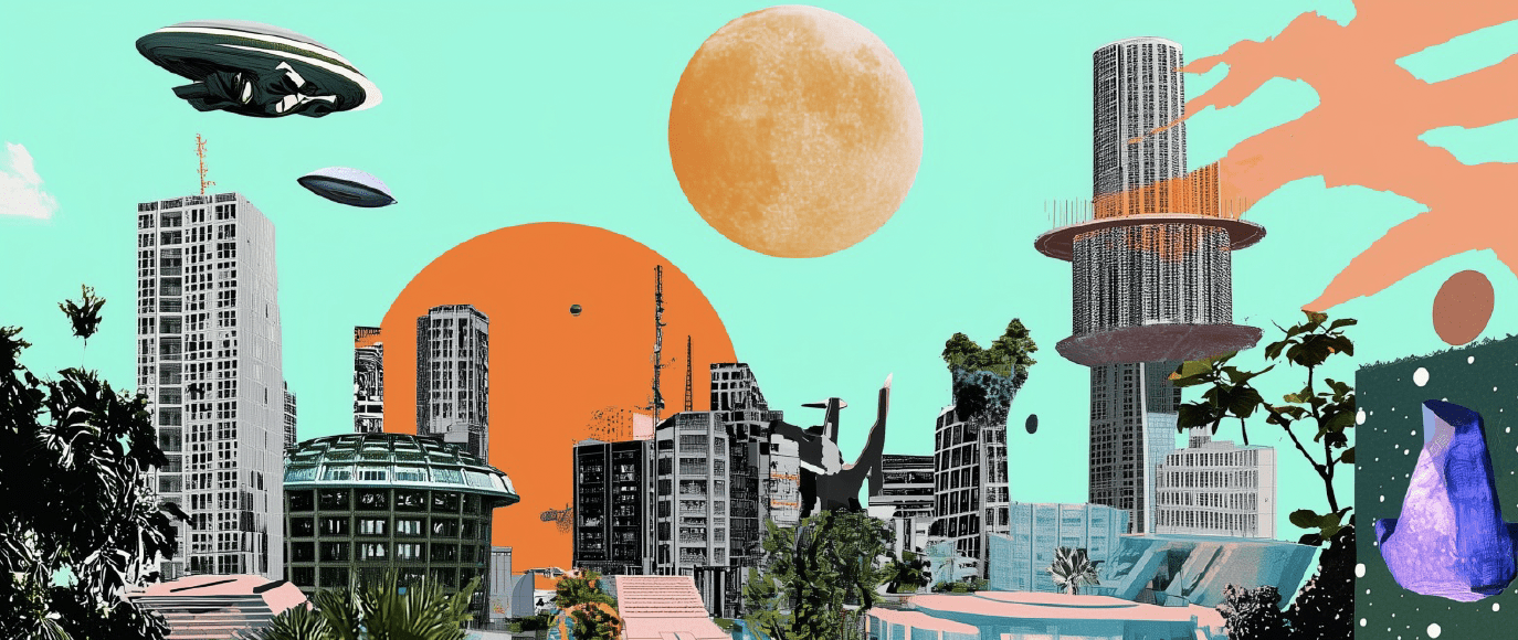 © Stadt der Zukunft KI generiert bei Arne Ahlert/ Future City AI generated by Arne Ahlert